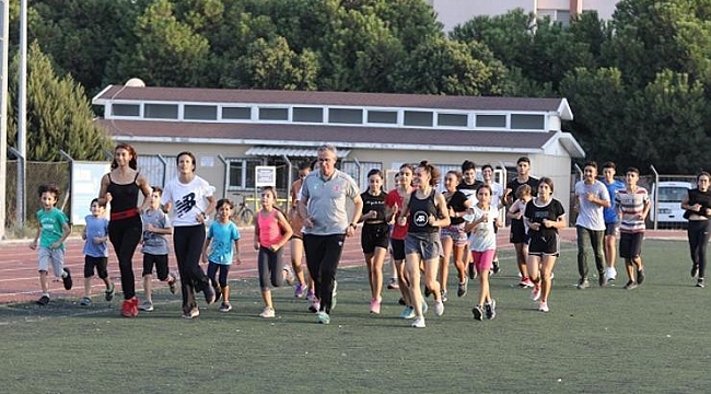 Başkan Arda atletizm pistinde