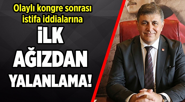 Başkan Tugay o istifa iddialarını yalanladı!