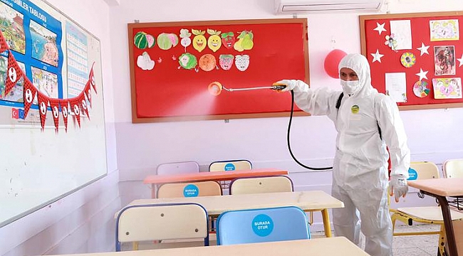 Bayraklı'da okullar eğitime hazır