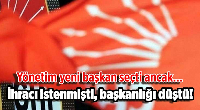 İhracı istenmişti, başkanlığı düştü! Yönetim yeni başkan seçti ancak...