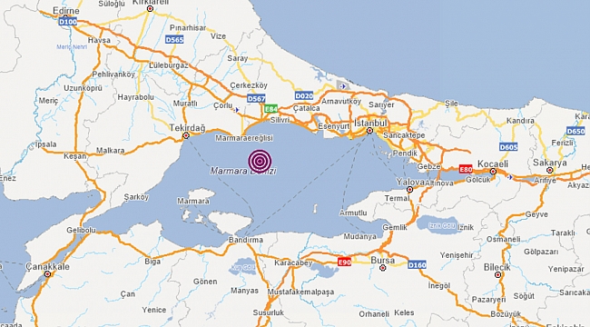 İstanbul'da korkutan deprem!
