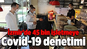 İzmir’de 45 bin işletmeye Covid-19 denetimi