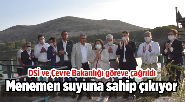 Menemen suyuna sahip çıkıyor