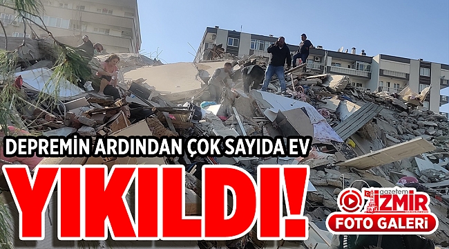 6.6 büyüklüğündeki depremin ardından çok sayıda ev yıkıldı