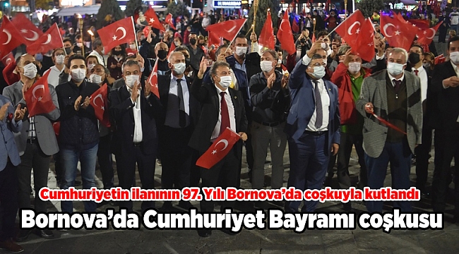 Bornova’da Cumhuriyet Bayramı coşkusu
