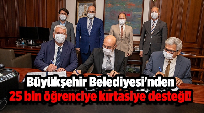 Büyükşehir Belediyesi'nden 25 bin öğrenciye kırtasiye desteği!
