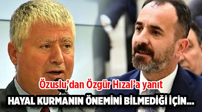 İzmir Büyükşehir Belediyesi Başkan Vekili Mustafa Özuslu’dan Özgür Hızal’a yanıt