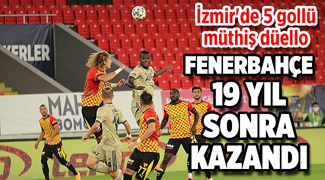 İzmir'de 5 gollü müthiş düello