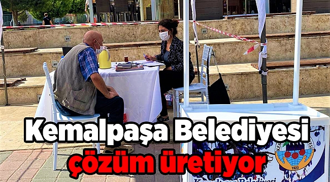 Kemalpaşa Belediyesi çözüm üretiyor