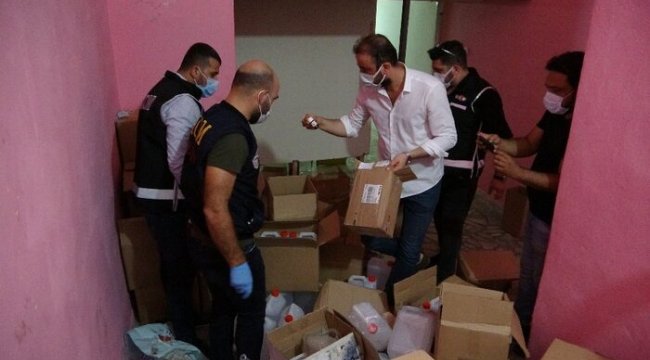 Mersin’de 700 litre sahte alkol ele geçirildi