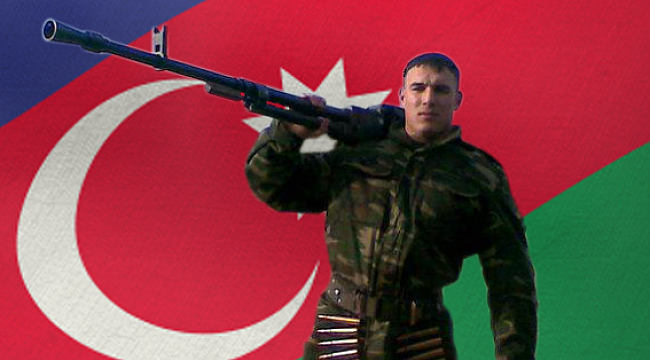 Mübariz İbrahimov&#039;un şehit olduğu karakola Azerbaycan bayrağı çekildi