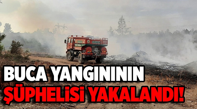 Ormanı iki ayrı noktadan ateşe veren şüpheli yakalandı