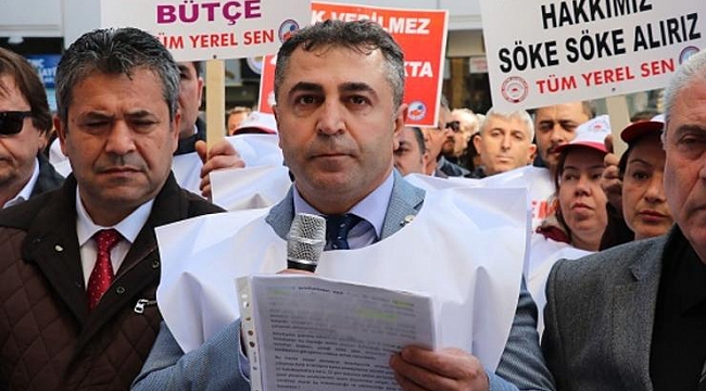 Sendikadan Başkan Arda'ya yanıt: " İyice köşeye sıkışmış durumda"