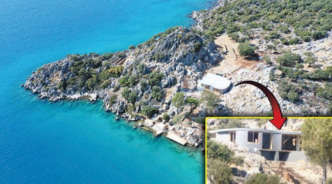 Sit alanına İngiliz villası