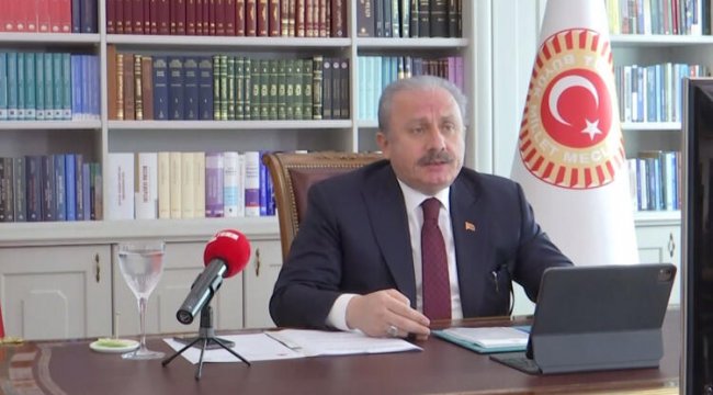 TBMM Başkanı Mustafa Şentop, 12. Uluslararası Dünya Dili Türkçe Sempozyumu&#039;nun açılışında konuştu