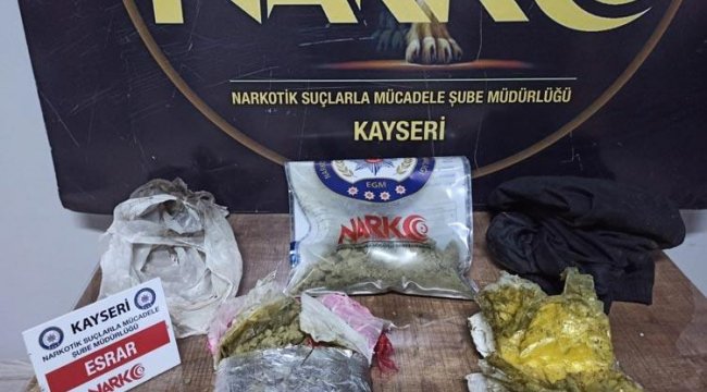 Uyuşturucu taciri 2 kilo esrar ile yakalandı