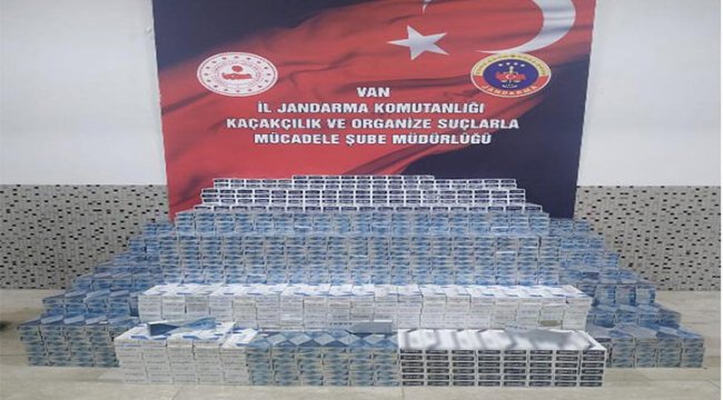 24 bin 70 paket kaçak sigara ele geçirildi: 8 gözaltı