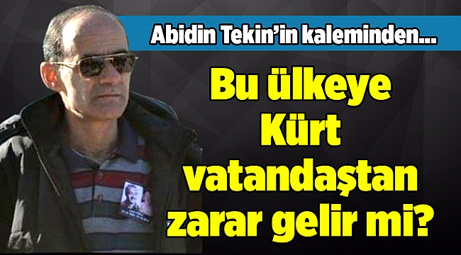 Abidin Tekin'in Kaleminden...
