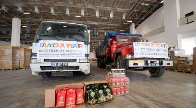 Dayanışma tırları Fuar İzmir’de