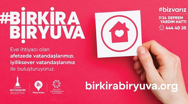Depremde evini kaybedenler için dayanışma köprüsü: Bir Kira Bir Yuva
