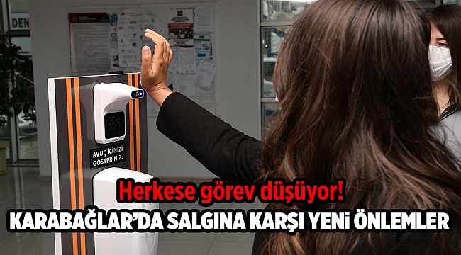 Karabağlar Belediyesi’nden salgına karşı yeni önlemler