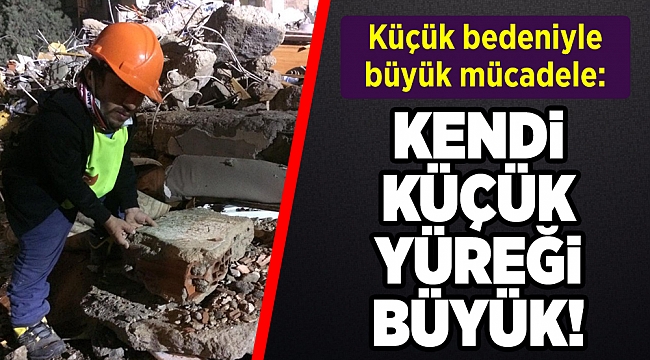 Küçük bedeniyle büyük mücadele: Girilemeyen yerlere giriyor