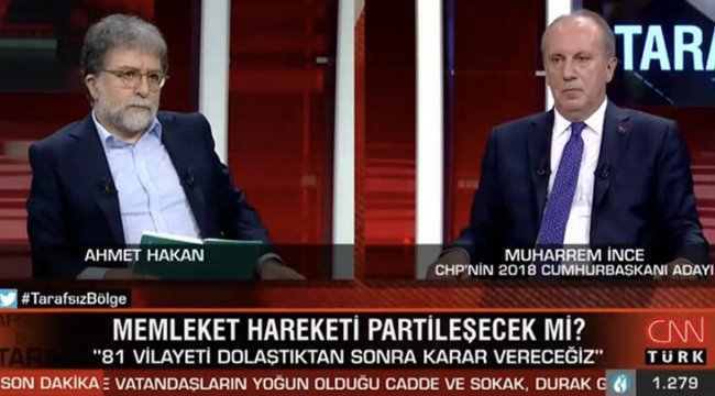 Muharrem İnce: Halk TV, TELE 1 ve KRT beni ekrana çıkarmıyor