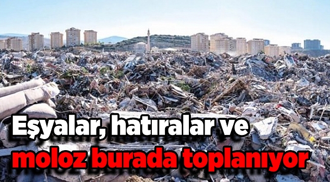 Polis nöbet tutuyor! Eşyalar, hatıralar ve moloz burada toplanıyor