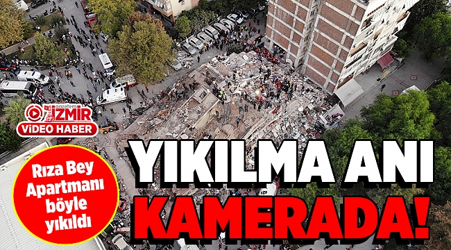 Rıza Bey Apartmanı böyle yıkıldı