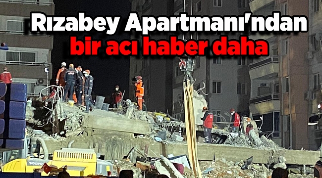 Rızabey Apartmanı'ndan bir acı haber daha
