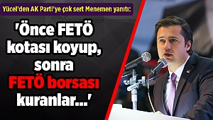 Yücel'den AKP'ye çok sert Menemen yanıtı: 'Önce FETÖ kotası koyup, sonra FETÖ borsası kuranlar...'