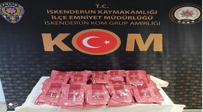 69 kilo bandrolsüz nargile tütünü ele geçirildi