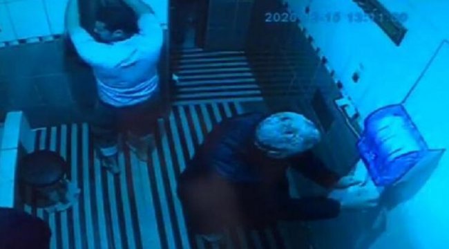 Abdest alma bahanesiyle geldi, yaptığı 'pes' dedirtti!