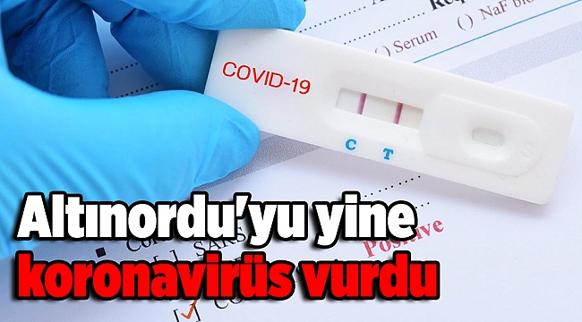 Altınordu'yu yine koronavirüs vurdu