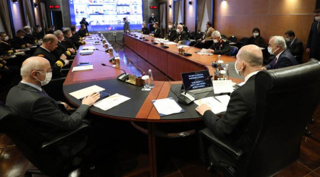 Bakan Soylu, komutanlar toplantısına başkanlık etti