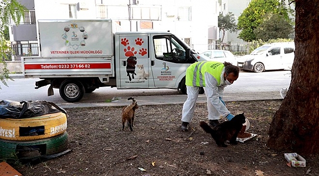 Bayraklı'da can dostlar unutulmadı