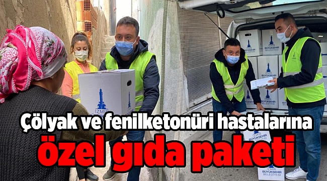Çölyak ve fenilketonüri hastalarına özel gıda paketi