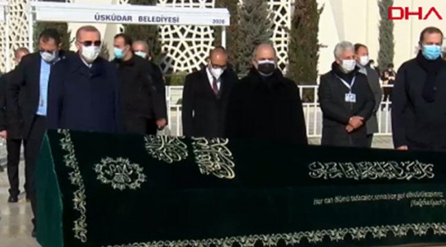 Cumhurbaşkanı Recep Tayyip Erdoğan, Turgut Kıran’ın cenaze törenine katıldı