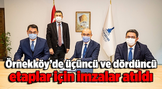 Örnekköy’de üçüncü ve dördüncü etaplar için imzalar atıldı