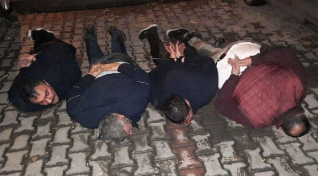 Polise saldıran 4 kişi böyle gözaltına alındı!