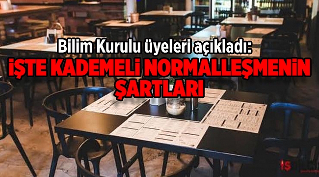 Bilim Kurulu üyeleri açıkladı! İşte kademeli normalleşmenin şartları