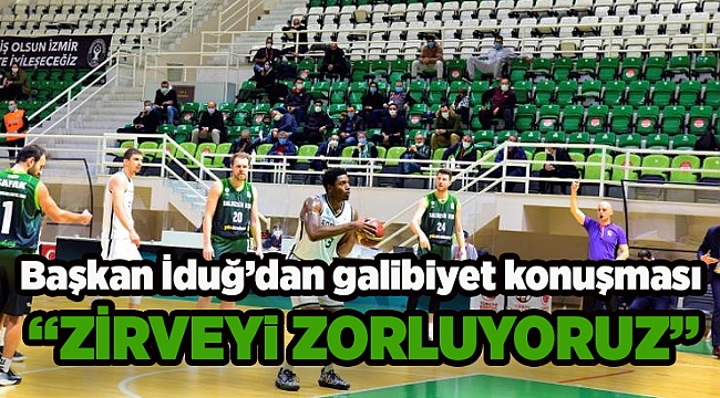 Bornova Belediyespor zirveyi zorluyor