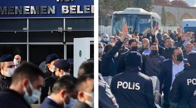 CHP'li belediye tekbir sesleri ile AK Parti'ye teslim edildi