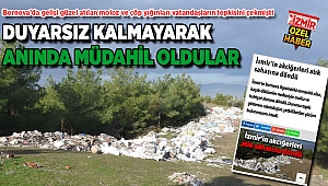 DUYARSIZ KALMAYARAK ANINDA MÜDAHİL OLDULAR
