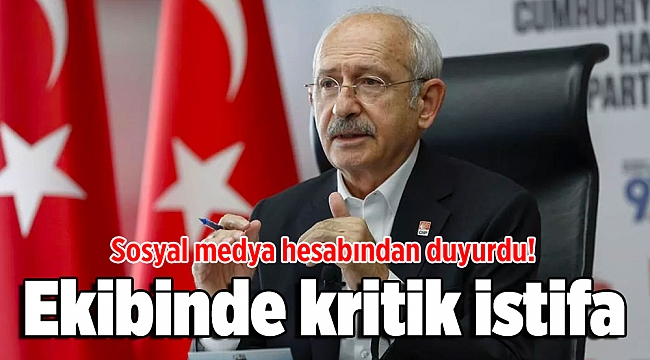 Ekibinde kritik istifa