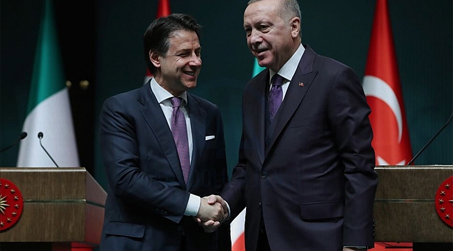İtalya Başbakanı Conte ile Erdoğan arasında kritik görüşme!