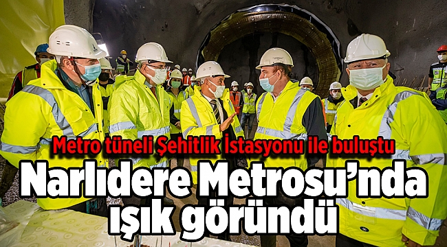 Narlıdere  Metrosu’nda ışık göründü