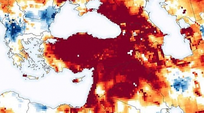 NASA'dan Türkiye paylaşımı! Kuraklık uyarısı