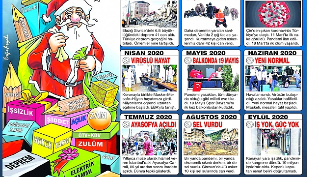 Sözcü gazetesi Ayasofya'nın açılışını 2020'nin felaketleri arasında gösterdi Twitter yıkıldı