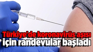 Türkiye'de corona virüs aşısı için randevular başladı